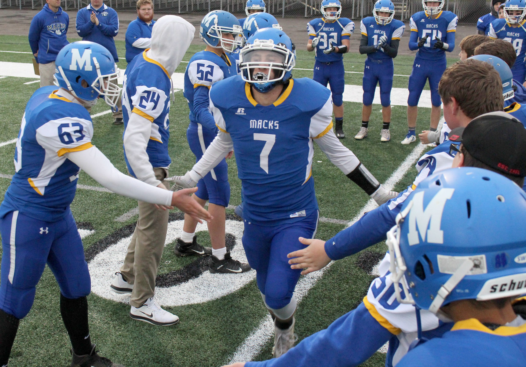 Elkhart Lake-Glenbeulah at McDonell football 10-4-19